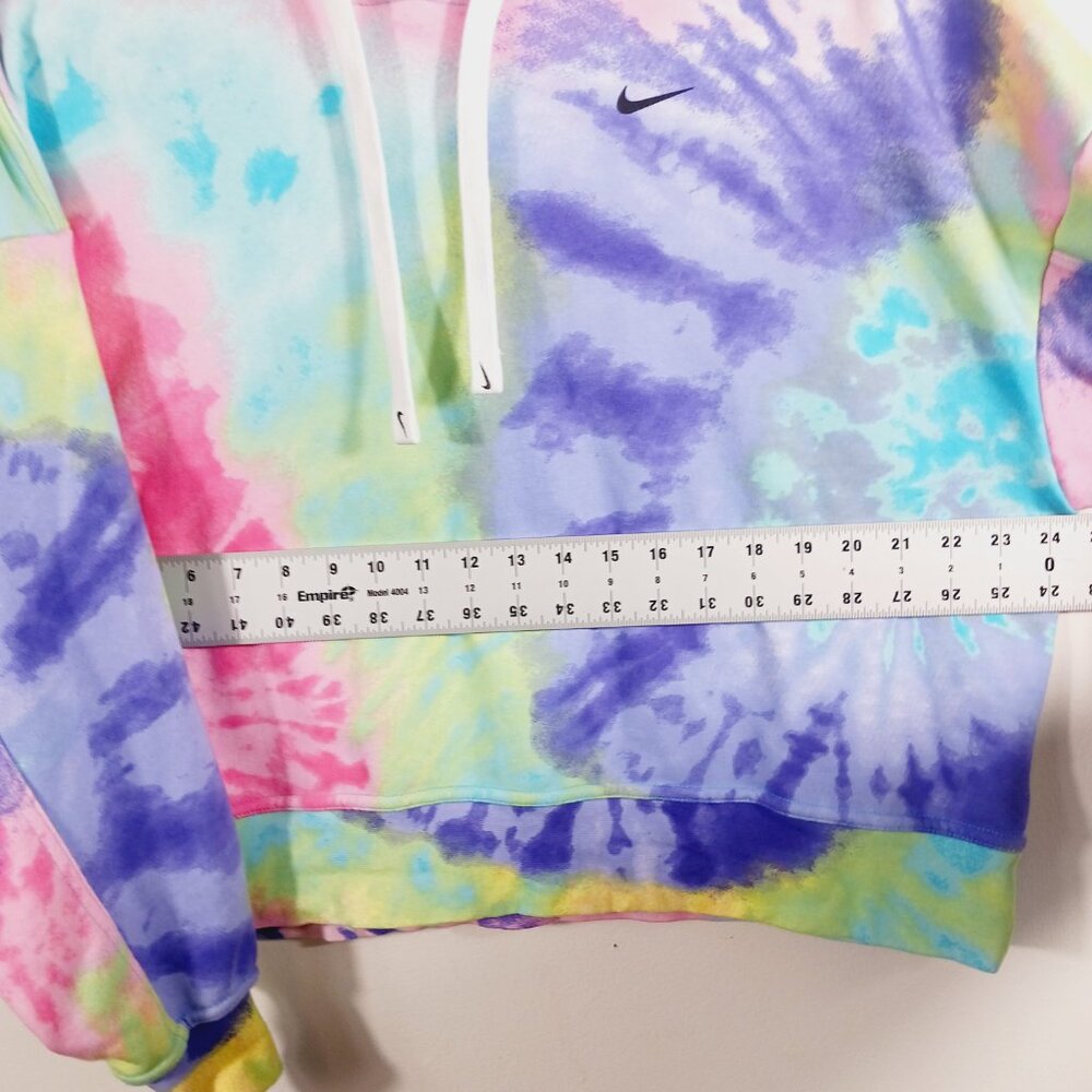 Nike Tie-Dye Pastel Hoodie in Pink, Blue, Green, Purple - Picture 10 of 16